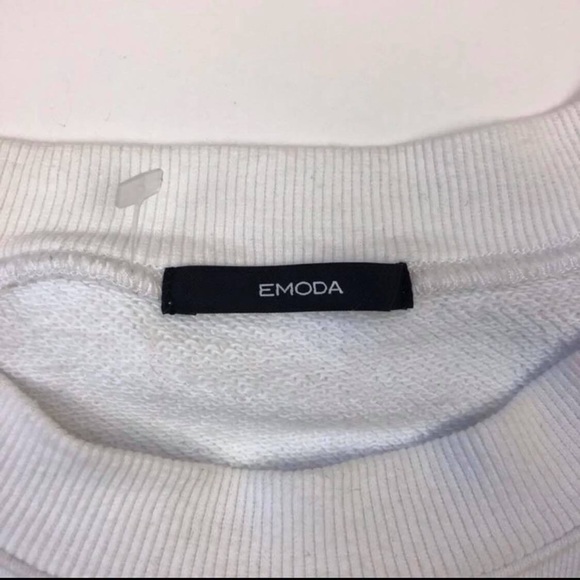 Women’s White Graphic Pullover Sweater - Picture 3 of 3